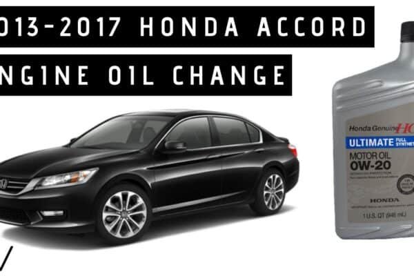 2013 Honda Accord Sport Oil Type