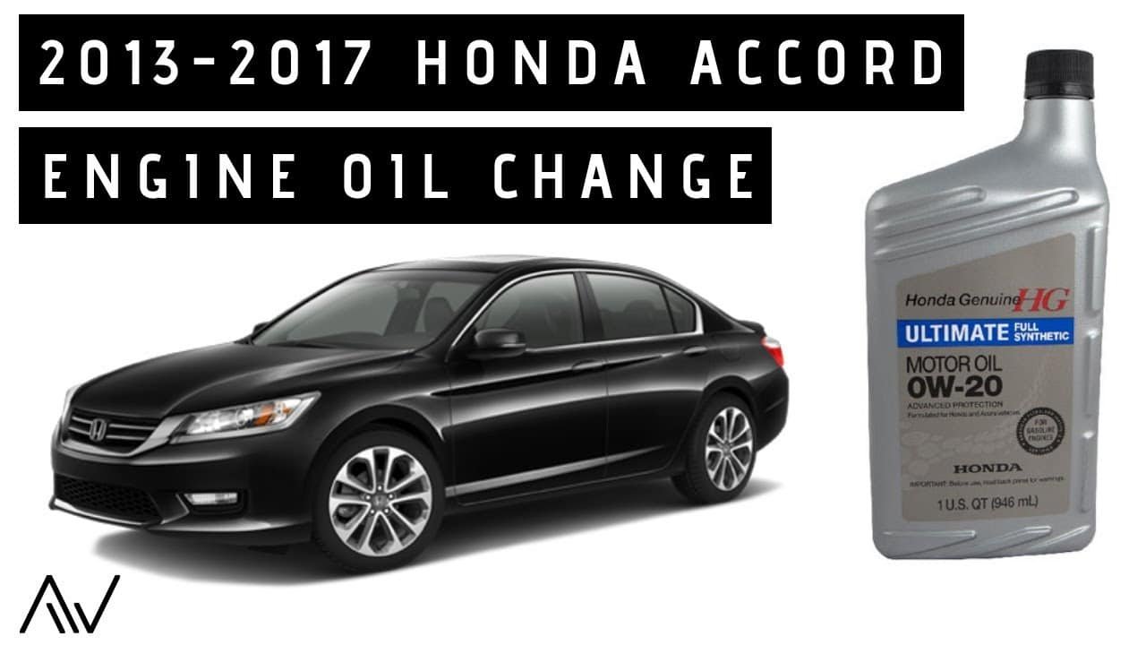 2013 Honda Accord Sport Oil Type