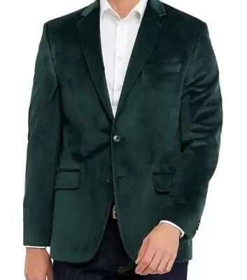 Green Velvet Sport Coat: Elevate Your Style with Luxe Fashion Green Velvet Sport Coat