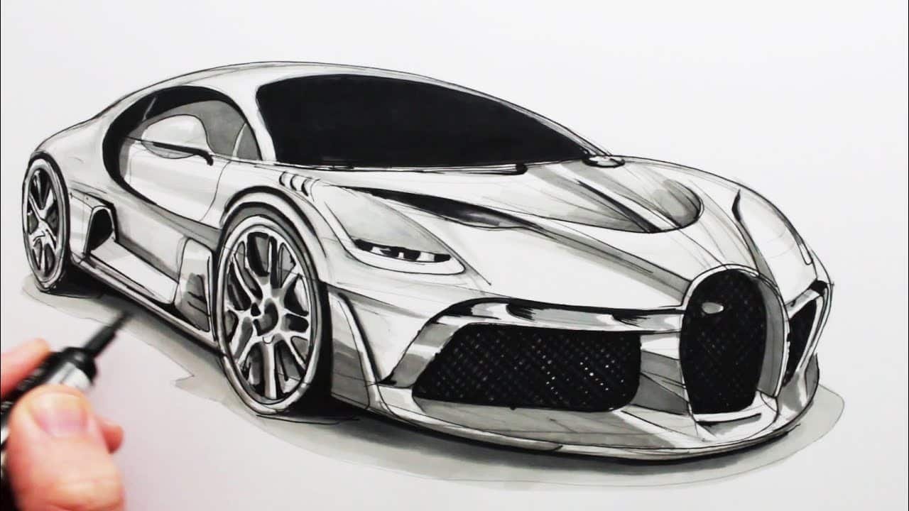 Sport Car Drawing