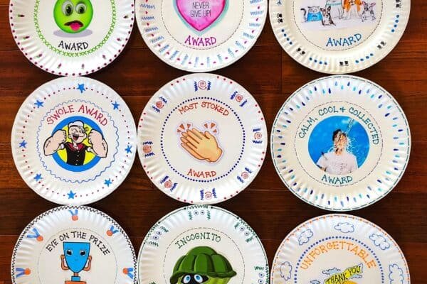 Sport Paper Plate Awards Ideas