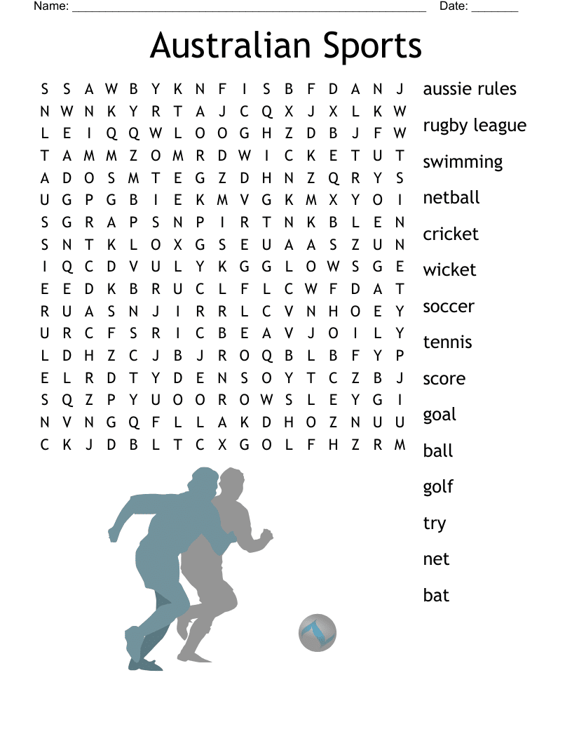 Sport Word Search