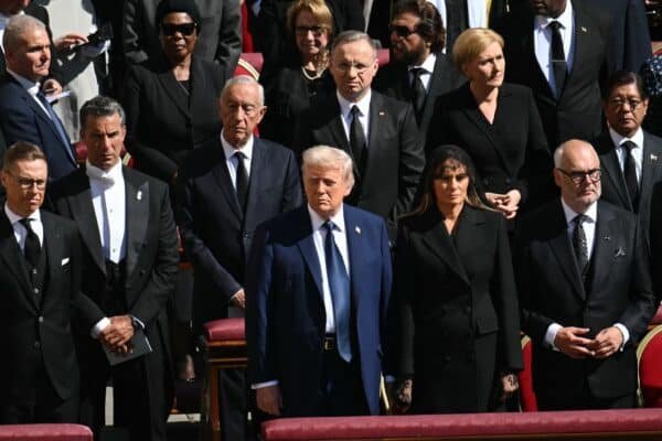 Trump, Zelenskky gather privately before Pope's funeral