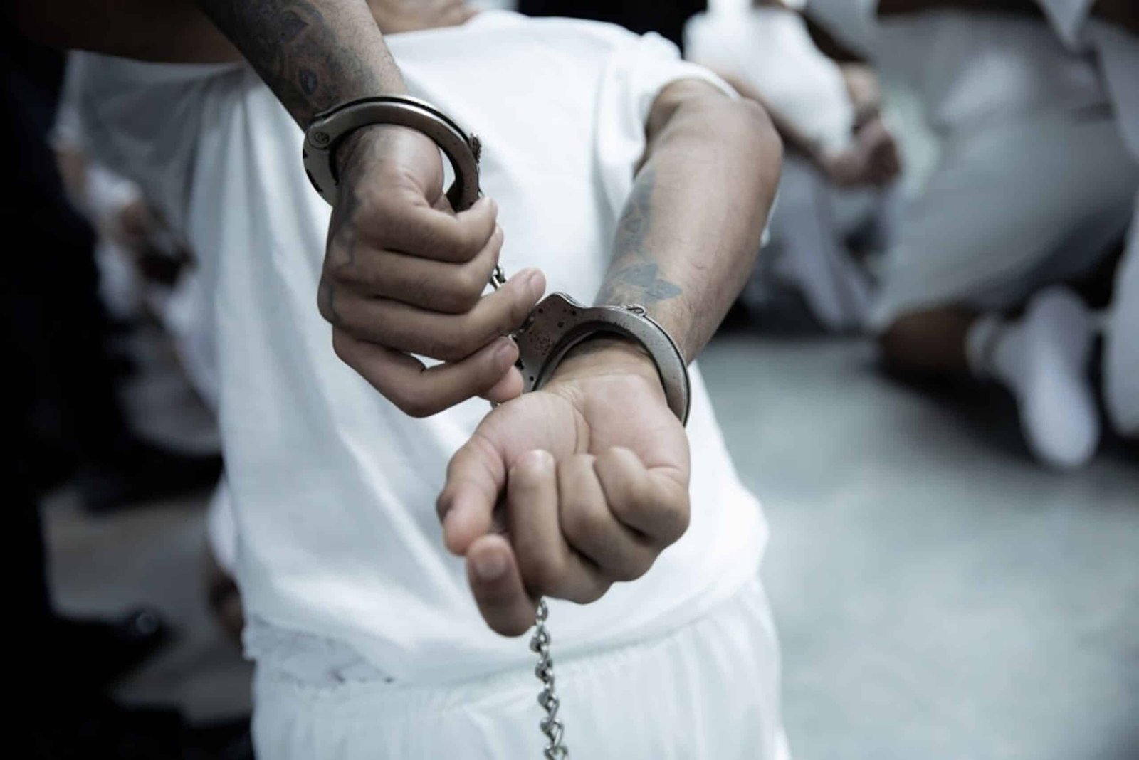 Photo: USA. Deported more than 250 alleged gang members to the mega prisponent of El Salvador